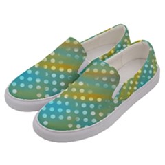 Abstract-polkadot 01 Men s Canvas Slip Ons by nate14shop