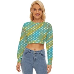 Abstract-polkadot 01 Lightweight Long Sleeve Sweatshirt