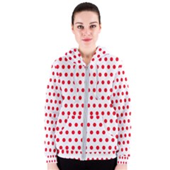 Abstract-polkadot 02 Women s Zipper Hoodie by nate14shop