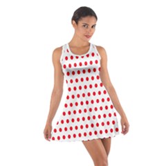 Abstract-polkadot 02 Cotton Racerback Dress