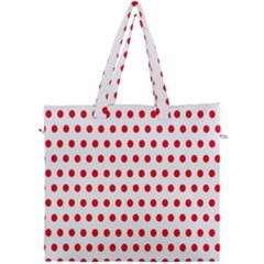 Abstract-polkadot 02 Canvas Travel Bag