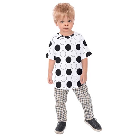 Abstract-polkadot 03 Kids  Raglan Tee by nate14shop