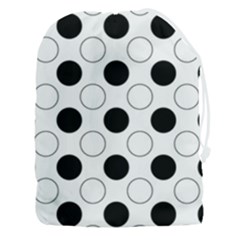 Abstract-polkadot 03 Drawstring Pouch (3xl)