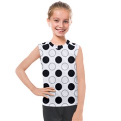 Abstract-polkadot 03 Kids  Mesh Tank Top by nate14shop