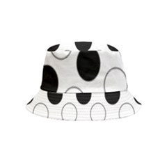 Abstract-polkadot 03 Inside Out Bucket Hat (kids) by nate14shop