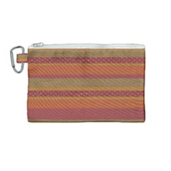Background-lines Canvas Cosmetic Bag (medium)