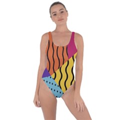 Background-lines-callor Bring Sexy Back Swimsuit