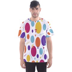 Background-polkadot 01 Men s Sport Mesh Tee