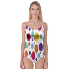 Background-polkadot 01 Camisole Leotard 