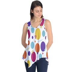 Background-polkadot 01 Sleeveless Tunic