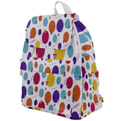 Background-polkadot 01 Top Flap Backpack