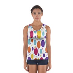 Background-polkadot 01 Sport Tank Top  by nate14shop