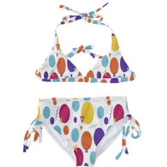 Background-polkadot 01 Kids  Classic Bikini Set