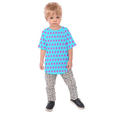 Background-polkadot 02 Kids  Raglan Tee by nate14shop