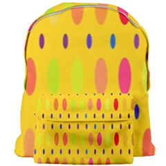 Banner-polkadot-yellow Giant Full Print Backpack by nate14shop