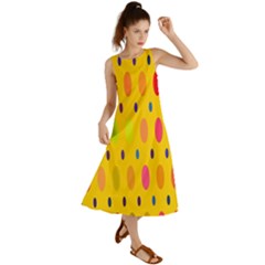 Banner-polkadot-yellow Summer Maxi Dress