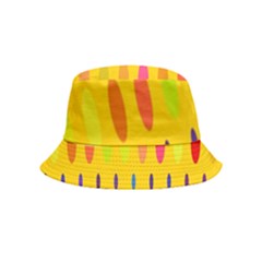 Banner-polkadot-yellow Bucket Hat (kids) by nate14shop