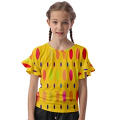 Banner-polkadot-yellow Kids  Cut Out Flutter Sleeves