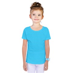 Blue,polkadots,polka Kids  One Piece Tee