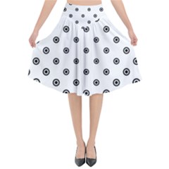 Circle Flared Midi Skirt