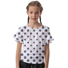 Circle Kids  Cut Out Flutter Sleeves