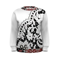 IM Fourth Dimension Black White 3 Women s Sweatshirt