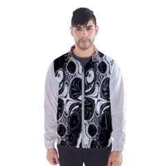 Im Fourth Dimension Black White 4 Men s Windbreaker by imanmulyana