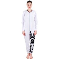 Im Fourth Dimension Black White 5 Onepiece Jumpsuit (ladies) by imanmulyana