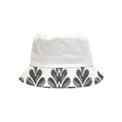 Im Fourth Dimension Black White 5 Inside Out Bucket Hat (kids) by imanmulyana