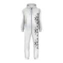 IM Fourth Dimension Black White 7 Hooded Jumpsuit (Kids) View1