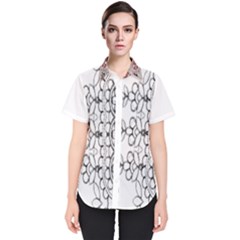 IM Fourth Dimension Black White 7 Women s Short Sleeve Shirt