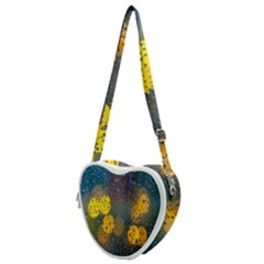  Raindrops Window Glass Heart Shoulder Bag