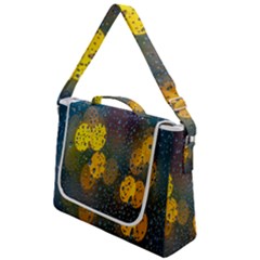  Raindrops Window Glass Box Up Messenger Bag by artworkshop