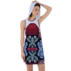 Im Fourth Dimension Colour 1 Racer Back Hoodie Dress