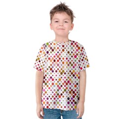 Colorful-polkadot Kids  Cotton Tee