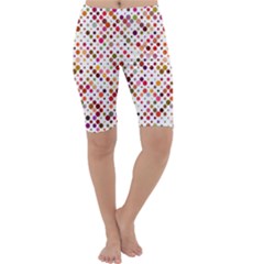 Colorful-polkadot Cropped Leggings  by nate14shop