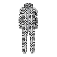 Ellipse-pattern Hooded Jumpsuit (kids)