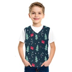 Christmas Pattern Design  Kids  Basketball Tank Top by artworkshop