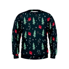 Christmas Pattern Design  Kids  Sweatshirt