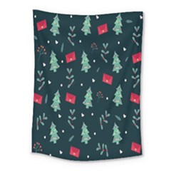 Christmas Pattern Design  Medium Tapestry