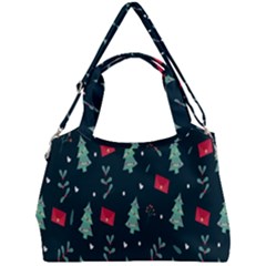 Christmas Pattern Design  Double Compartment Shoulder Bag