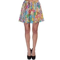 Floral-flower Skater Skirt