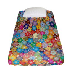 Floral-flower Fitted Sheet (Single Size)