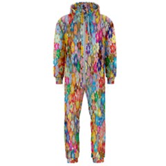 Floral-flower Hooded Jumpsuit (Men)