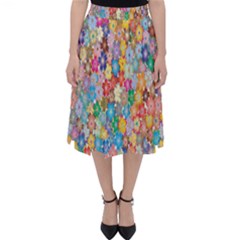 Floral-flower Classic Midi Skirt