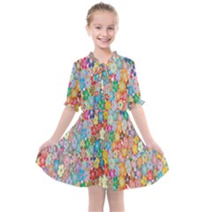 Floral-flower Kids  All Frills Chiffon Dress