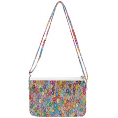 Floral-flower Double Gusset Crossbody Bag