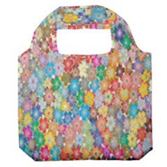 Floral-flower Premium Foldable Grocery Recycle Bag