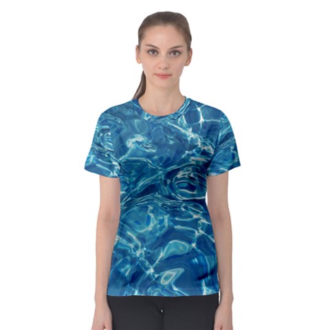  Surface Abstract  Women s Sport Mesh Tee by artworkshop