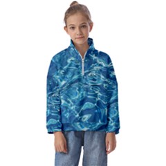  Surface Abstract  Kids  Half Zip Hoodie by artworkshop